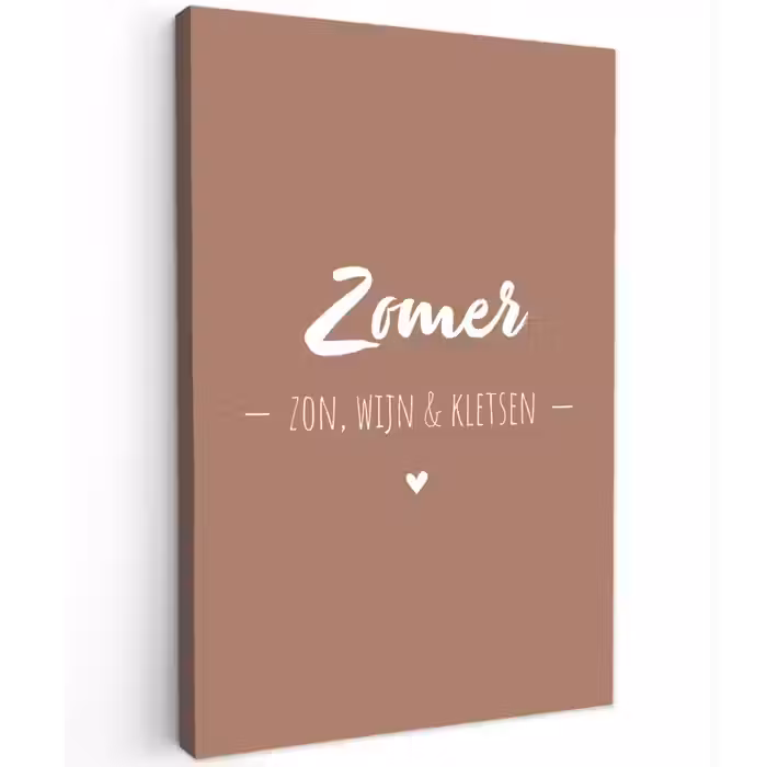 zomer-roze-2-3 Tuinposter op houten frame 2 cm dik klein -3d