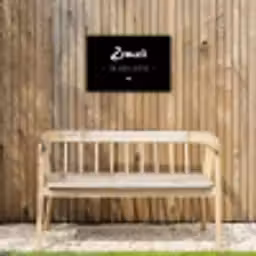 Zomer, zon, wijn & kletsen - Tekst - Zomer - Wijn - Quotes Tuinposter op houten frame 2 cm dik klein -sfeer4