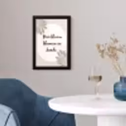 Bloemen - Quote - Zomer - Beige fotolijst zwart zonder passe partout klein -sfeer4