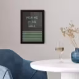 Quote - Groen - Grill - Zomer fotolijst zwart zonder passe partout klein -sfeer4