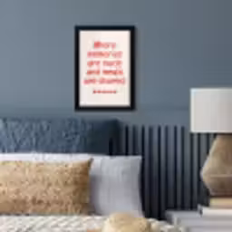 Quote - Sterren - Rood - Memories fotolijst zwart zonder passe partout klein -sfeer3