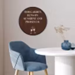 Bruin - Zomer - Quote - Drinken Fotolijst rond zonder passe partout klein -sfeer2