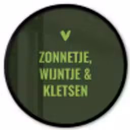 Donkergroen - Quote - Zon - Zomer Fotolijst rond zonder passe partout klein -3d