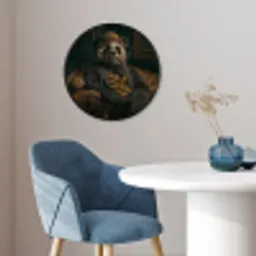 Panda - Hoed - Bril - Pak Fotolijst rond zonder passe partout klein -sfeer2