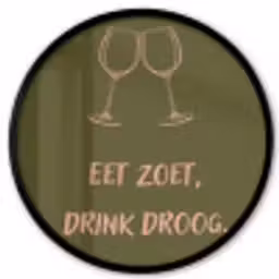 Roze - Groen - Wijn - Quote Fotolijst rond zonder passe partout klein -3d