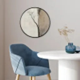 Wabi sabi - Plant - Beige Fotolijst rond zonder passe partout klein -sfeer2