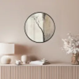 Wabi sabi - Plant - Beige Fotolijst rond zonder passe partout klein -sfeer3