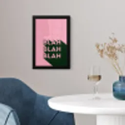 Tekst - Grafisch - Groen - Schaduw fotolijst zwart zonder passe partout klein -sfeer4