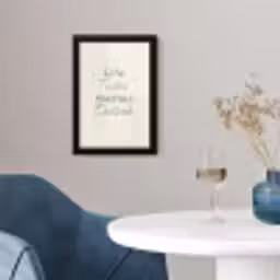 Tekst - Sierlijk - Letters - Groen fotolijst zwart zonder passe partout klein -sfeer4