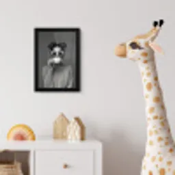 Vrouw - Koffie - Zwart - Wit fotolijst zwart zonder passe partout klein -usfeer4_kinderkamer