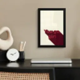 you go girl - 3D - Rood fotolijst zwart zonder passe partout klein -sfeer1