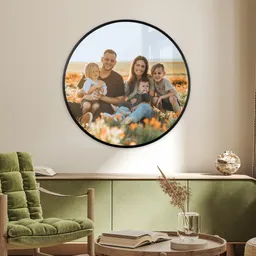 Foto in lijst rond - sfeerbeeld 2