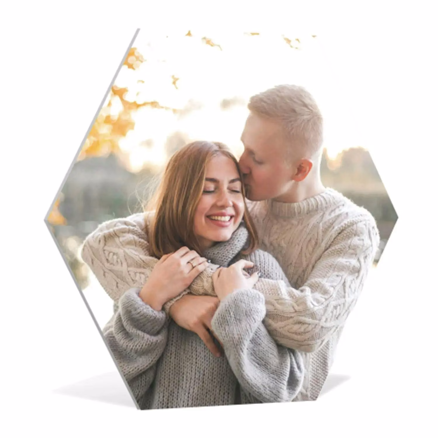 Hexagon xl met eigen foto