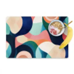 Abstract - Blauw - Roze Placemat vinyl groot -zzzproduct_Kitchenyeah-website