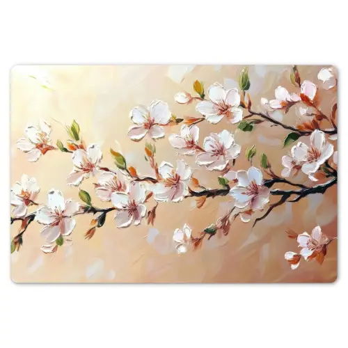 Bloesemtakken - Schilderachtig - Roze Placemat vinyl groot -zzsfeer1_Kitchenyeah-website