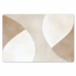 Bruin - Japandi - Abstract Placemat vinyl groot -zzsfeer1_Kitchenyeah-website