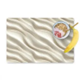 Diagonaal - Golven - Crème Placemat vinyl groot 368 -zzzproduct_Kitchenyeah-website