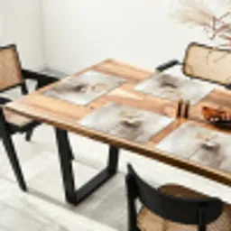 Bloem - Beige - Verf - Schaduw Placemat vinyl groot -zzsfeer4_Kitchenyeah-website