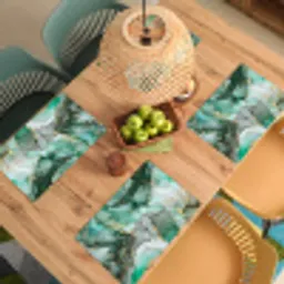 Goud - Marmer - Groen - Luxe - Marmerlook - Grijs Placemat vinyl groot -zzsfeer5_Kitchenyeah-website