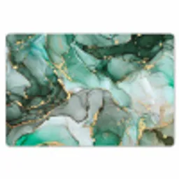 Goud - Marmer - Groen - Luxe - Marmerlook - Grijs Placemat vinyl groot -zzsfeer1_Kitchenyeah-website