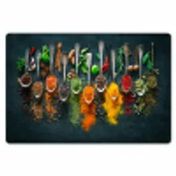 Kruiden - Specerijen - Lepels Placemat vinyl groot -zzsfeer1_Kitchenyeah-website
