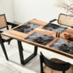 Marmer - Abstract - Goud - Grijs Placemat vinyl groot -zzsfeer4_Kitchenyeah-website