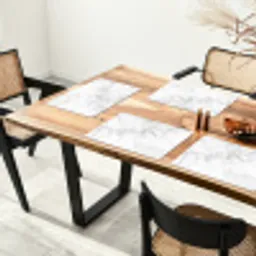 Marmer - Grijs - Wit - Marmerstructuur Placemat vinyl groot -zzsfeer4_Kitchenyeah-website