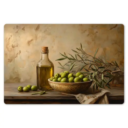 Olijven - Stilleven - Vintage Placemat vinyl groot -zzsfeer1_Kitchenyeah-website
