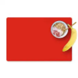 Rood - Kleur - Effen Placemat vinyl groot 368 -zzzproduct_Kitchenyeah-website