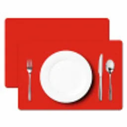 Rood - Kleur - Effen Placemat vinyl groot 368 -zzsfeer2_Kitchenyeah-website