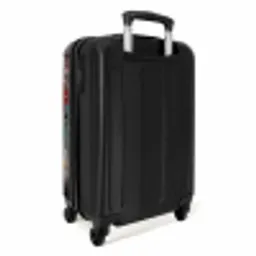 Chimpansee voor graffiti muur NBS - Handbagage koffer - Unisex middel -achterkant