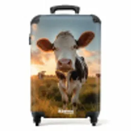 Koeien in weiland NBS - Handbagage koffer - Unisex middel -productfoto_recht