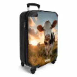 Koeien in weiland NBS - Handbagage koffer - Unisex middel -productfoto_3d