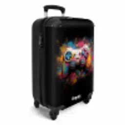 Game controller bedekt met verf NBS - Handbagage koffer - Unisex middel -productfoto_3d