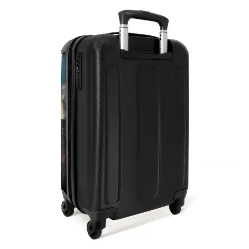 Meisje met ballon in graffiti stijl NBS - Handbagage koffer - Unisex middel -achterkant