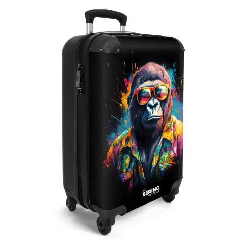 Gorilla met Hawaii blouse NBS - Handbagage koffer - Unisex middel -productfoto_3d