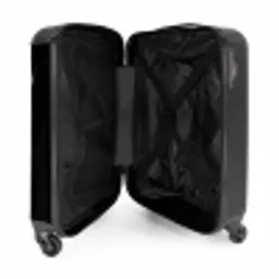 Schotse hooglander als graffiti art NBS - Handbagage koffer - Unisex middel -binnenkant
