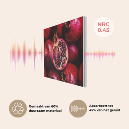 Granaatappel - Rood - Fruit PET vilt klein -USP_NL