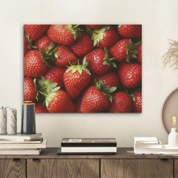 Aardbei - Fruit - Rood PET vilt klein -sfeer1