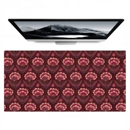 Bloemen - Waaier - Paars Muismat XXL klein 681 -zzz3d
