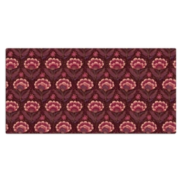 Bloemen - Waaier - Paars Muismat XXL klein 681 -3d_leeg