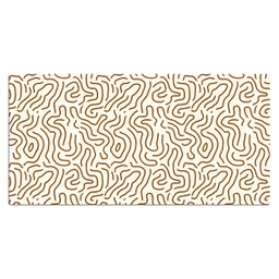 Minimalistisch - Patroon - Terracotta Muismat XXL klein 681 -3d_leeg