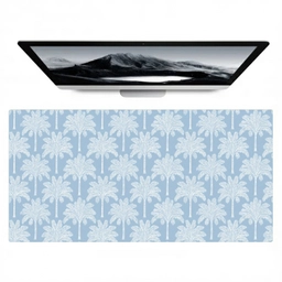 Palmboom - Modern - Blauw Muismat XXL klein 681 -zzz3d