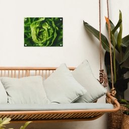 Groente - Sla - Groen tuinposter los doek klein -sfeer7