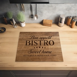 Huiselijke Bistro Beleving Inductie beschermer vinyl 3mm middel -sfeer5