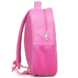 Lama - Wit - Zonnebril - Wimpers Kinderrugzak - Roze middel -zijkant