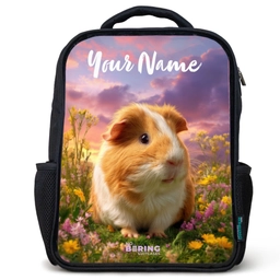 Cavia - Natuur - Dier Rugzak - Zwart middel -3d