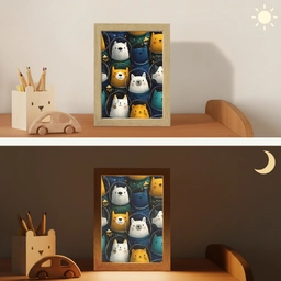 Dieren - Ruimtepakken - Sterren Light Box met kabel klein -sfeer3_kind