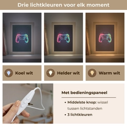 Grafisch - Controller - Neon - Verfspatten Light Box met kabel klein -USP_lichtkleurNL