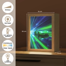 Snelheid - Licht - Sportwagen - Groen Light Box met kabel klein -USP_NL